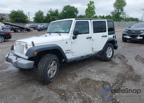 2016 Jeep Wrangler Unlimited Sport z USA, uszkodzony, nr VIN 1C4HJWDG7GL238107